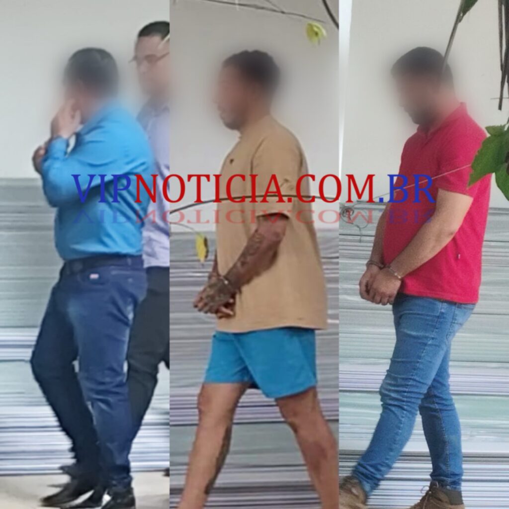 Na foto: Pastor Mauro de camisa azul, os dois contratados para execução de Idevair.