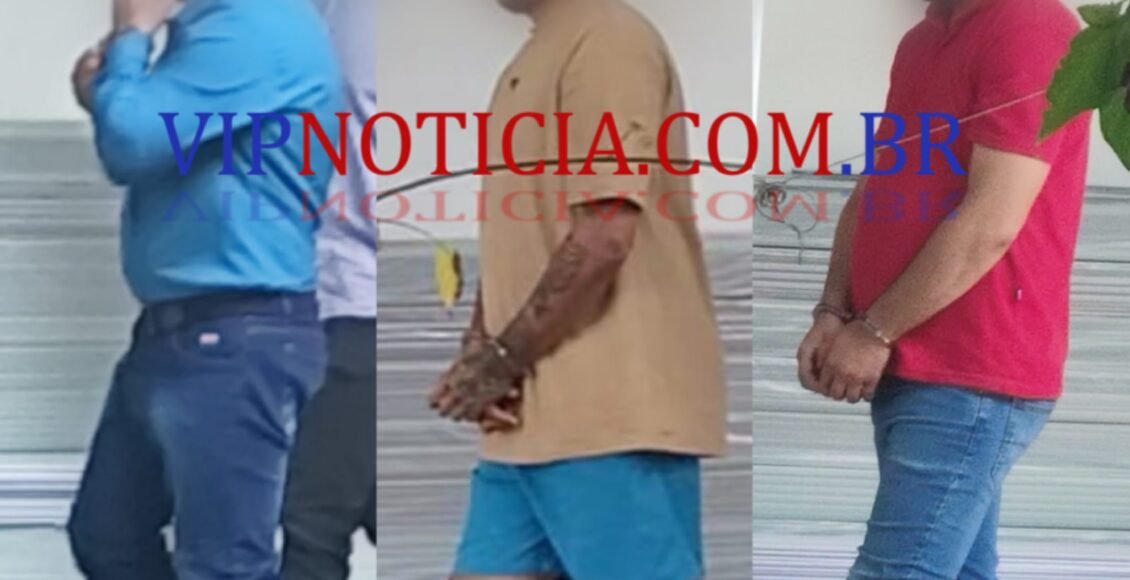 Na foto: Pastor Mauro de camisa azul, os dois contratados para execução de Idevair.