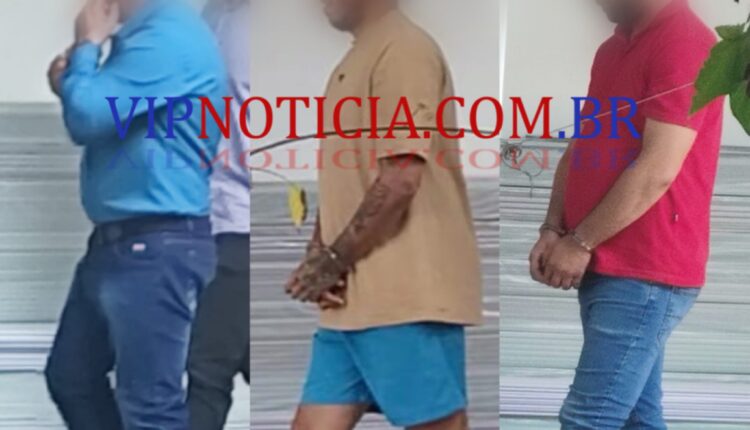 Na foto: Pastor Mauro de camisa azul, os dois contratados para execução de Idevair.